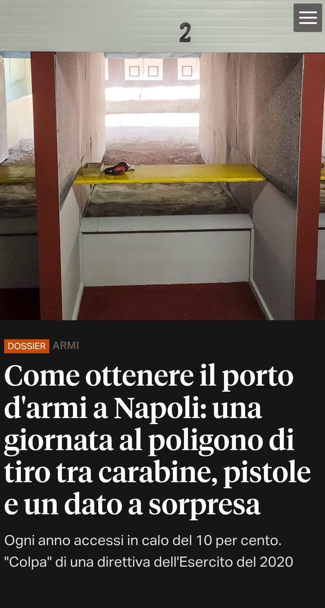 SandorDD's tweet photo. NUOVO #DOSSIER #ARMI #Napoli 

Venti di guerra ovunque, con @NapoliToday ci siamo chiesti: quanto costa (imparare) a sparare in città?

Ecco la risposta: https://t.co/dyj1Htwcco https://t.co/RbYEFaygb7