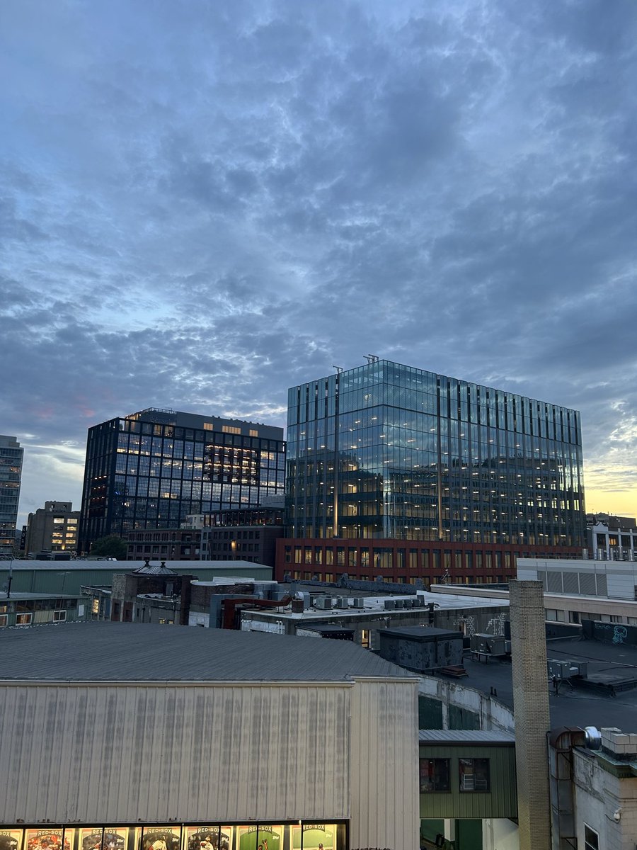 Normal people at Fenway Park: takes pictures of the field

Me at Fenway Park: takes pictures of the nearby lab buildings