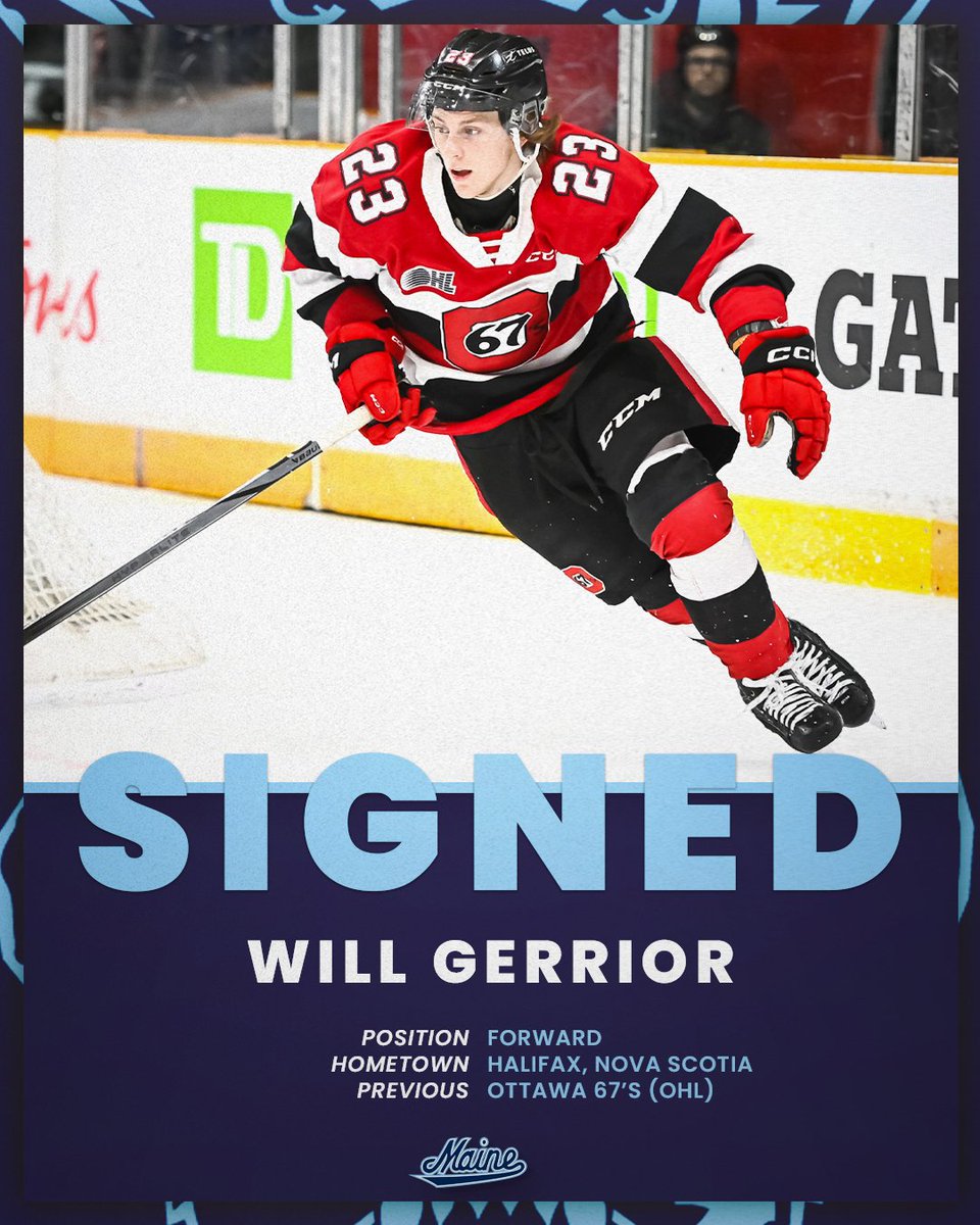 MaineIceHockey's tweet photo. 2️⃣2️⃣ // Gerrior https://t.co/NTlZcSXx1f