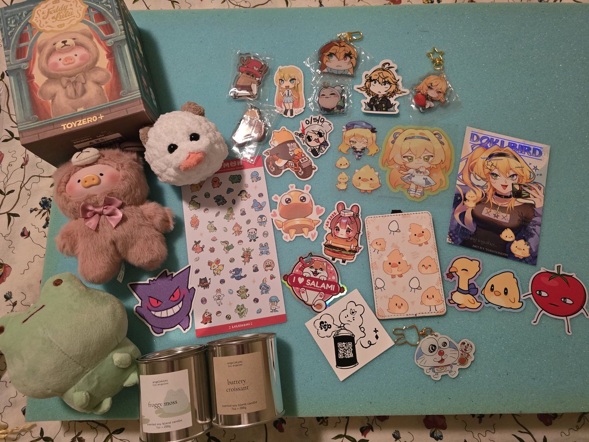 DdeokPocky's tweet photo. Successful AX haul 😌

@fuwaffy
@ebikoUS
@angelskimi
@loltinami
@sojyoo
@MizukiRaika
@SalamiProds_
@funnycutepretty
@kawaiipony2
@lilpupper
@ToasterKiwi
@boyaboyasun

I missed so many people 🥲 if you see your stuff please comment!! https://t.co/slF2ZSAc2C