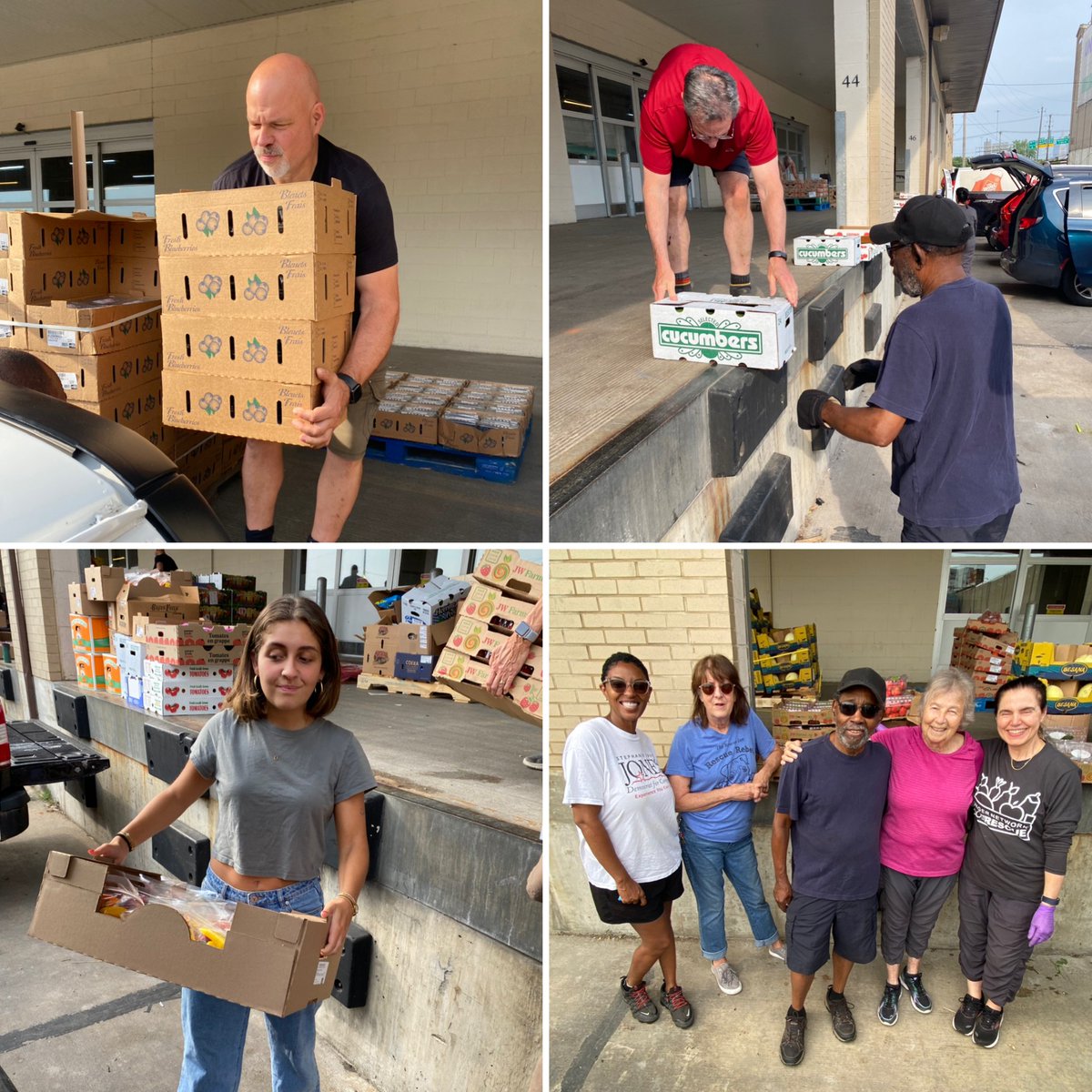 MaiseynJoshDad's tweet photo. Started the day with a our @Hunger_Network  #FoodRescue run! Our team + intern joined volunteers at @Sanson Co. Produce to deliver 20+ boxes of fresh produce to Changing Lives Ministries. Huge thanks to our dedicated #FoodRescueHeroes! 💚 #EndHungerCLE #HungerNetwork #FoodJustice https://t.co/XrO31dtnow