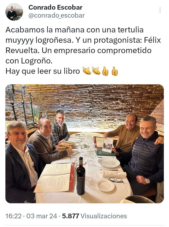 mariaytodos's tweet photo. @Morrete_Fest Logroño #FiestasSanMateo
Toda y digo TODA la agenda cultural, el #ModelodeCiudad en Logroño y el #ModeloEconómico de La Rioja responde a una agenda sin empacho de ultras, radicales de extrema derecha apoyada por grupos mediáticos y propagandistas sin escrúpulos
Y estamos fatal https://t.co/cDlM5I2Vdn
