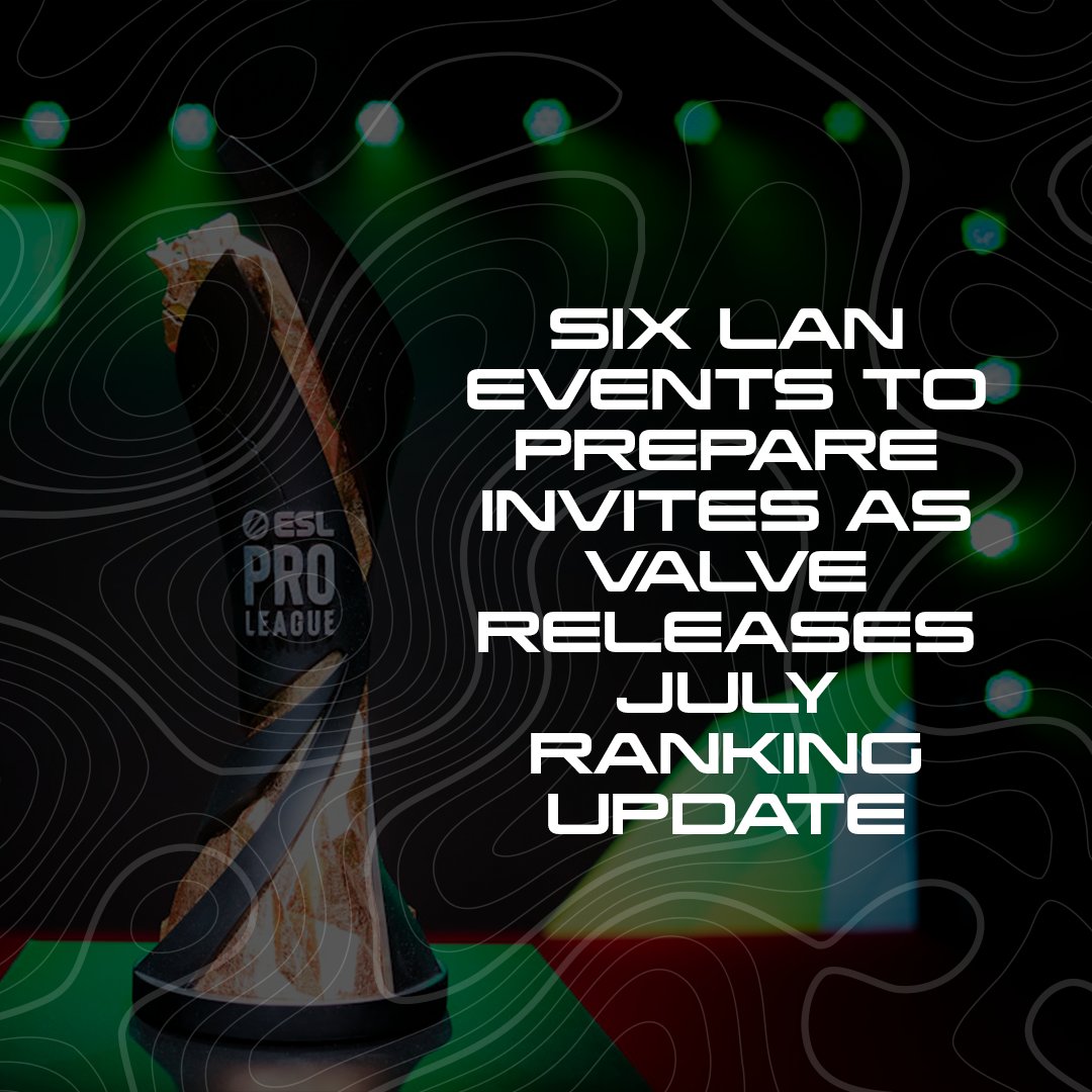Valve has released the July update to its regional and global standings, the first after the conclusion of the 🇺🇸 BLAST tv Austin Major.

🇸🇪 ESL Pro League Season 22 will send out a whopping 79 invites based on the ranking, with 15 Global invites for Stage 1 and Stage 2, 16 each