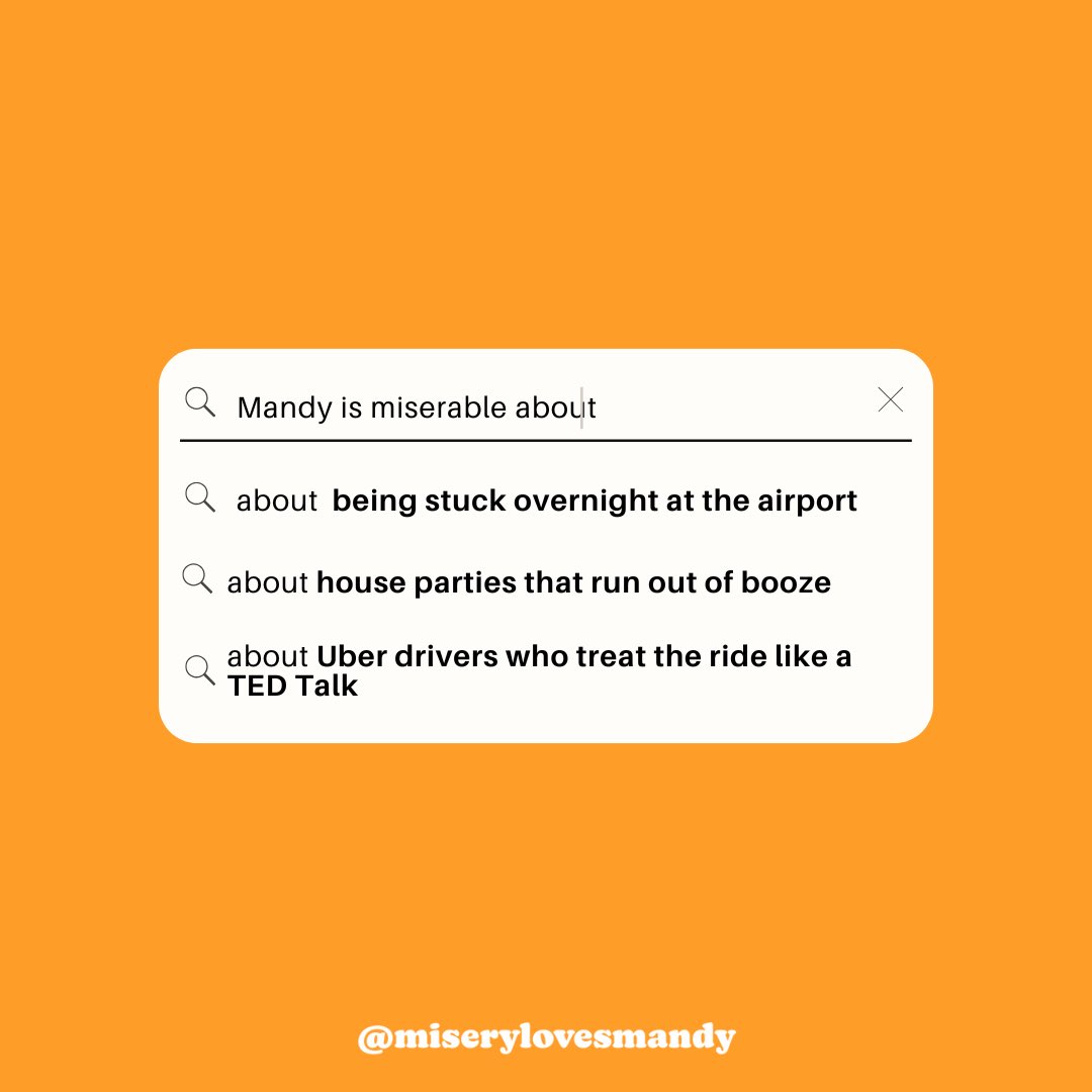 MandyMartino's tweet photo. New MLM Ep! ✨Travel Fails, College Party Tricks &amp; Pet Peeves #comedypodcast #miserylovesmandy https://t.co/Ck4qO6sCjW