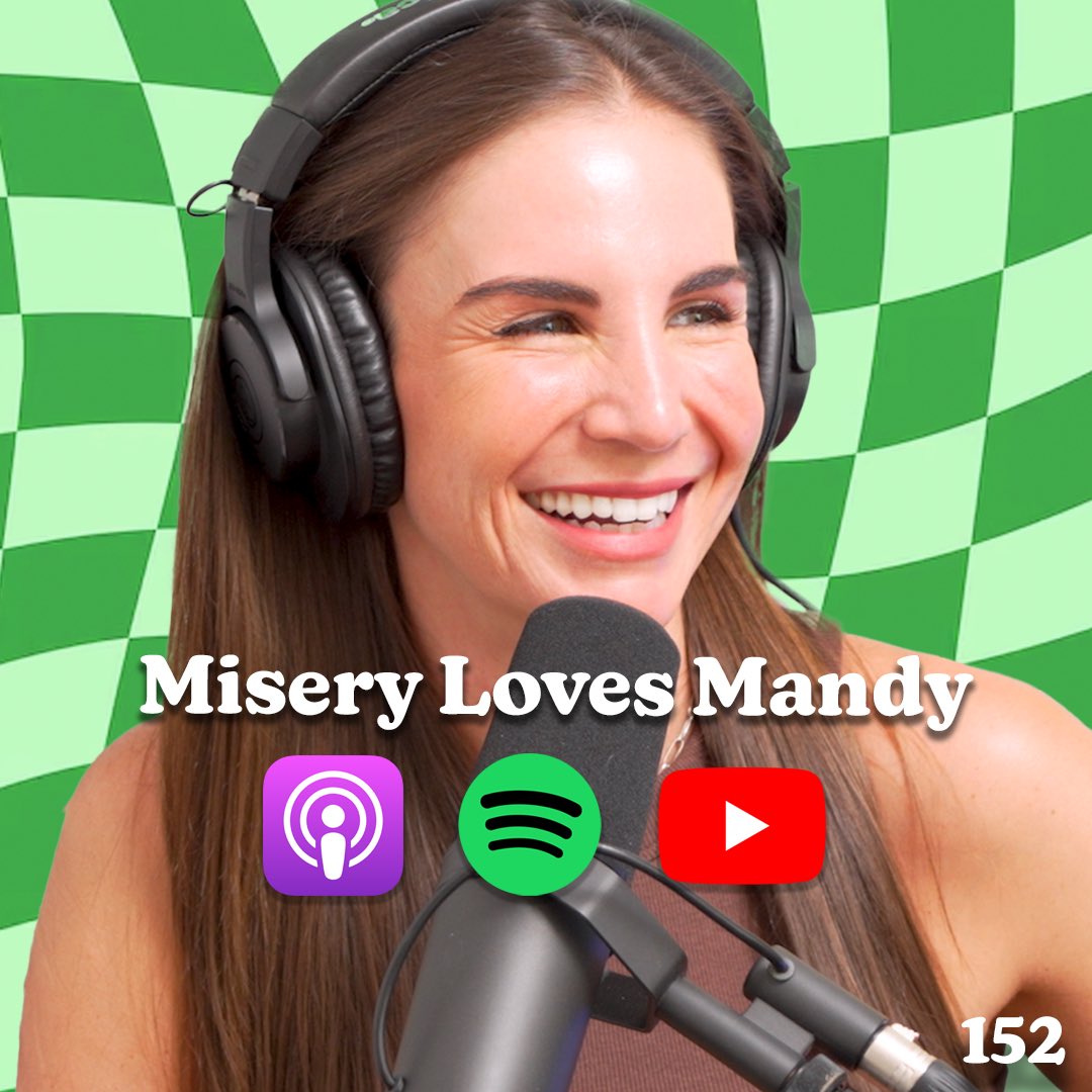 MandyMartino's tweet photo. New MLM Ep! ✨Travel Fails, College Party Tricks &amp; Pet Peeves #comedypodcast #miserylovesmandy https://t.co/Ck4qO6sCjW