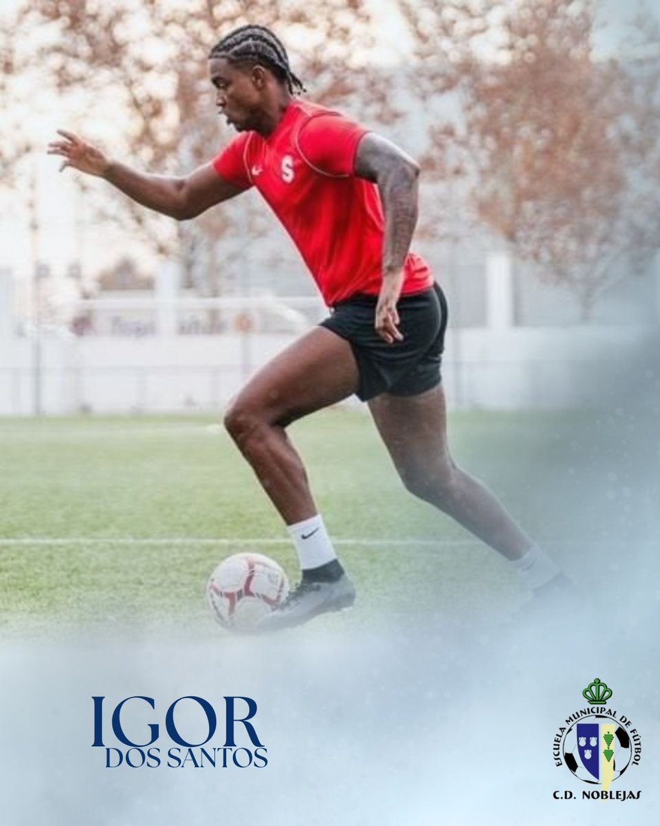 CDNoblejas's tweet photo. FICHAJE: Igor dos Santos
Tenemos el placer de anuciar a Igor como nuevo jugador.
Igor destaca con su gran velocidad, buen 1vs1, muy vertical y con olfato de gol.
Tiene experiencia en equipos de la preferente de la Comunidad de Madrid, Canarias y Galicia
#LaHoradevolver https://t.co/NMk1O4aEDZ