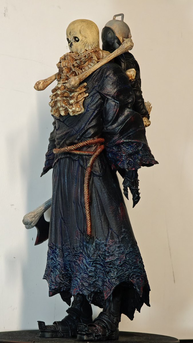 yin_zeonic's tweet image. 大黑暗 扎哈.桑科 sculpted by @wanggangmodle painting completed😃 #daidark #林田球