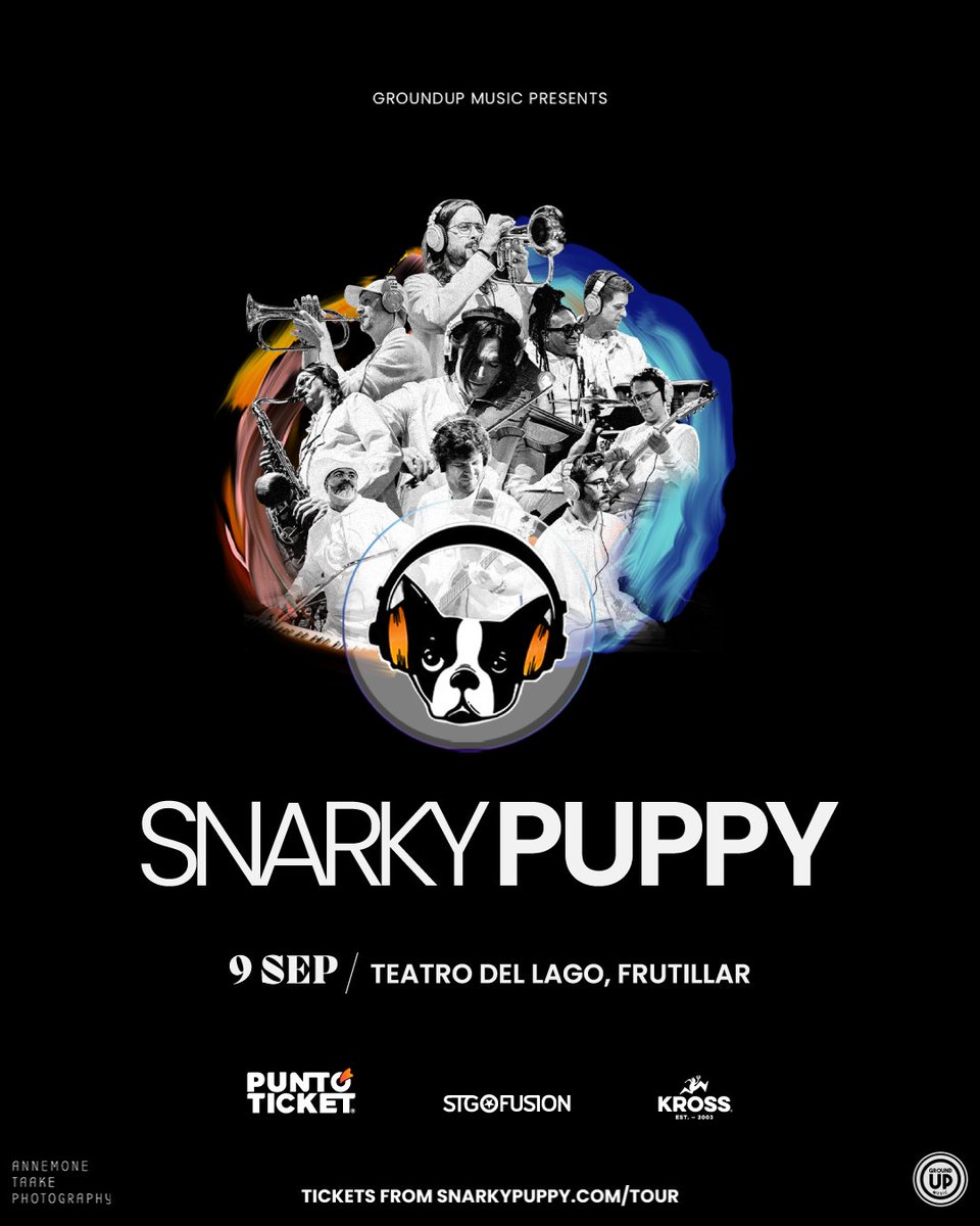 Ruta Rock (@rutarockcom) on Twitter photo Snarky Puppy confirma nuevo show en Chile, el próximo 9 de septiembre en Teatro del Lago, en Frutillar.
Información completa en el link ---> buff.ly/ccD0K2v
Produce: <a href="/stgofusion/">Santiago Fusion</a> Snarky Puppy confirma nuevo show en Chile, el próximo 9 de septiembre en Teatro del Lago, en Frutillar.
Información completa en el link ---> buff.ly/ccD0K2v
Produce: <a href="/stgofusion/">Santiago Fusion</a>