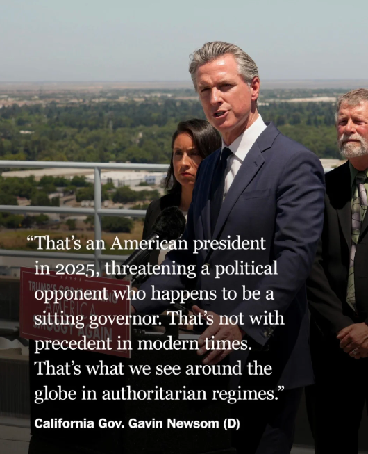 Emily_MAGA2026's tweet photo. Newsom's visit to South Carolina fuels speculation of presidential run

Yes or No https://t.co/yDaHWfjvRN