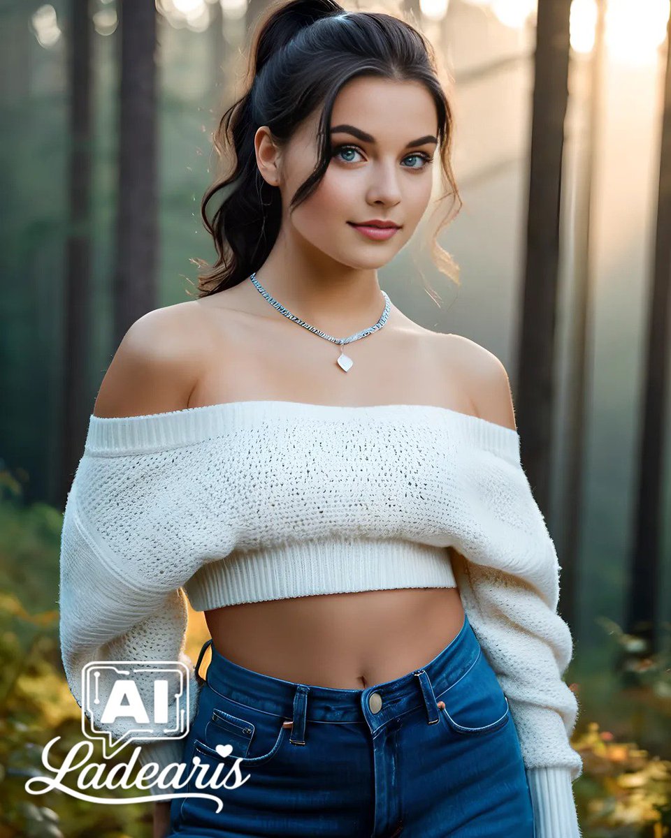 ladearis's tweet photo. 🍃 Natural &amp; Dream 🍃
Sunlit forest, effortless charm. Naturally captivating.
Too hot to look away? Ready for the next eye-catcher? 😈🔥
#Ladearis #ForestBeauty #NatureMuse #MysticVibes #SoftGlow #AIInfluence #GreenDream https://t.co/mayG5h4Yl5