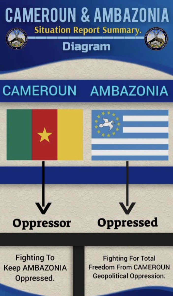 milly4red's tweet photo. @MimiMefoInfo Elections in #Cameroun mean nothing.Their political leaders are MINTED from #France their colonial master. ELECAM has rigged elections to keep @PR_PAUL_BIYA in power for 43yrs &amp; will continue so if #France decides. There'll be #NoElectionsInAmbazonia We're not part of  @UN @POTUS https://t.co/ToObz6uSpa