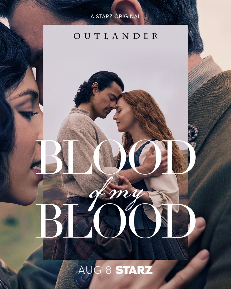 Outlander_STARZ's tweet image. Some love stories are truly timeless. Outlander: #BloodOfMyBlood premieres August 8 only on STARZ.