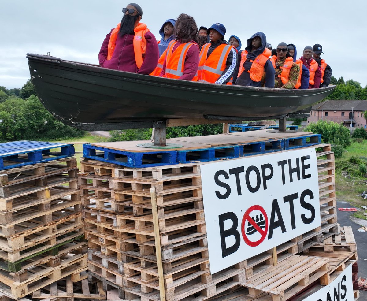The amount of liberals who are suddenly outraged by this is an eyeopener.
Most had no issue with these bonfires when they were burning images of Irish Catholics.
The racism is so ingrained that they don't even know they're racist.