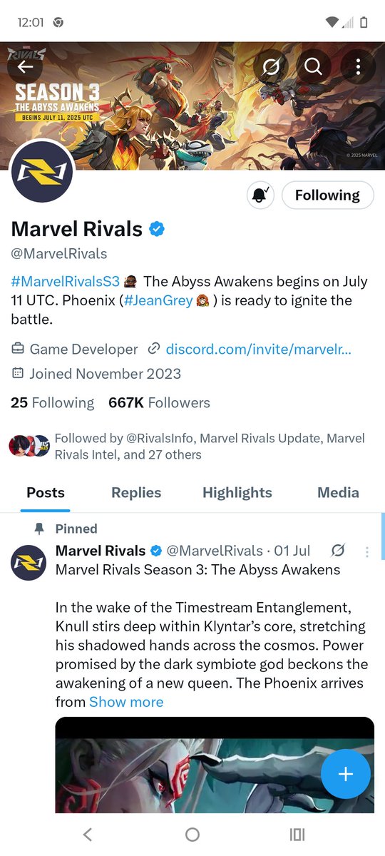 JoeFarr9's tweet photo. @MarvelRivals Done https://t.co/bxuy5rWvzH