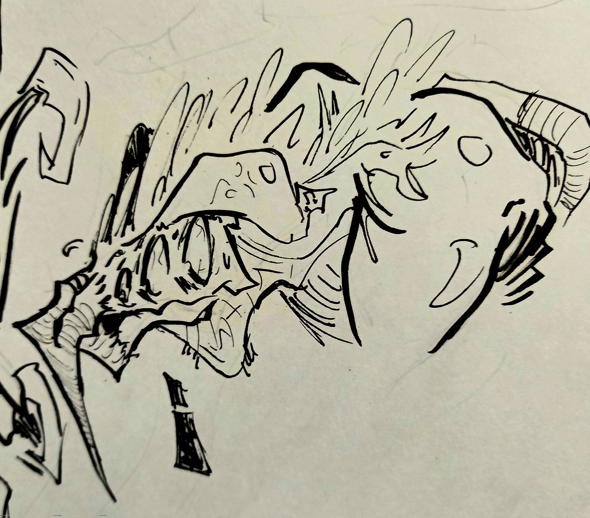 garabagoomba's tweet image. Some Oc doodles.
#originalcharacter #originalcharacterart #doodle #sketchart