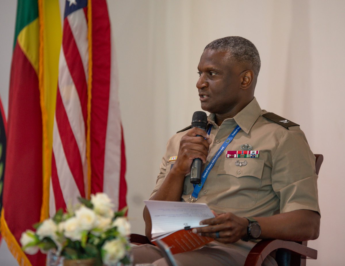 USAfricaCommand's tweet image. At #AE2025, partners emphasized that cyber threats demand collective action, trusted info sharing, and regional cooperation. Breakout sessions focused on building from within, harmonizing laws, and fostering resilience. Together, we secure the digital domain. @USEmbassyBenin