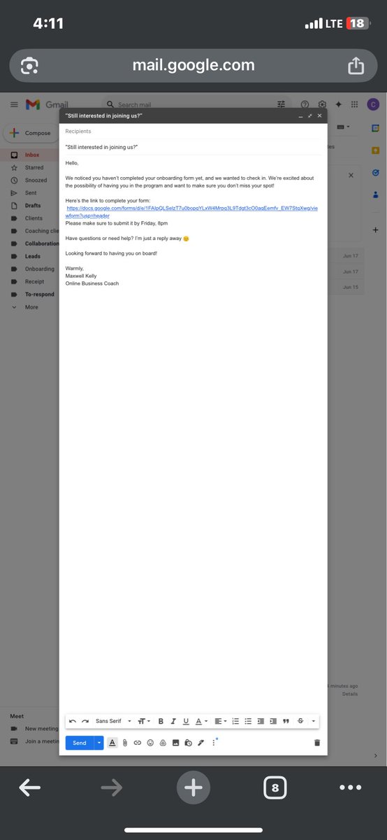 DeborahBassey25's tweet image. ✨Day 4 of Al prompt✨
Inbox Sweep + Follow-Up Email Draft
From cluttered Gmail to clear labels &amp;amp; client-ready emails!
#VirtualAssistant #Alprompt #EmailManagement #InboxZero #TikTokVA #productivitychallenge
