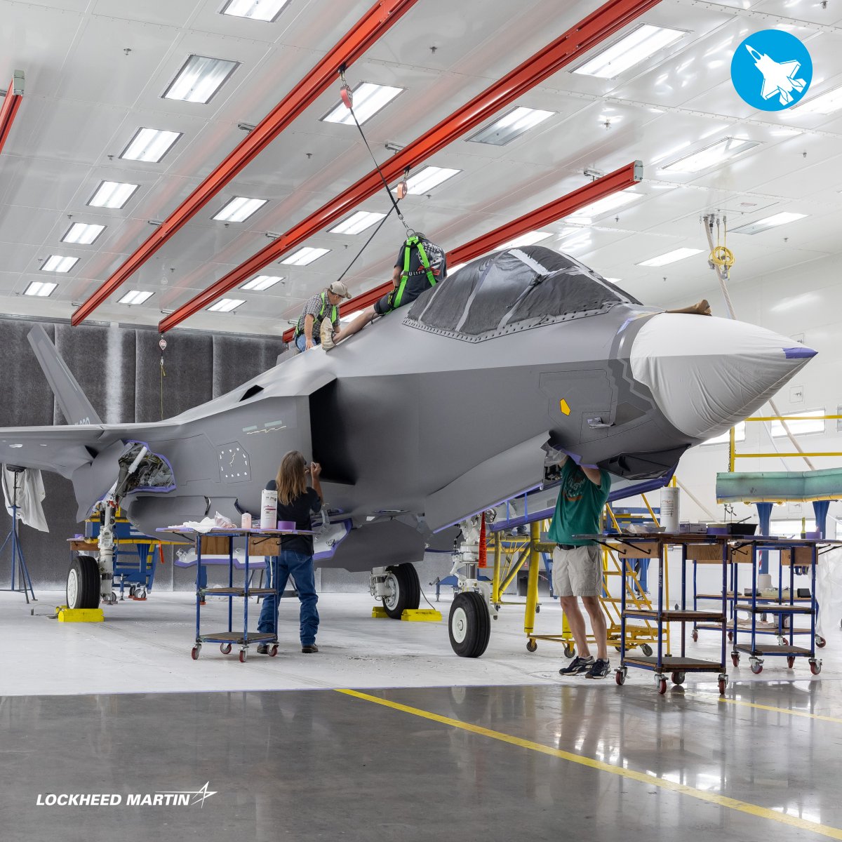 F-35 Lightning II (@thef35) on Twitter photo Final finishes are underway on Belgium’s first in-country F-35, preparing the jet for its first flight. 🖌️
The F-35 is ushering in a new era of 5th Gen capability for the <a href="/BeAirForce/">Belgian Air Force🇧🇪</a>! ⚡ Final finishes are underway on Belgium’s first in-country F-35, preparing the jet for its first flight. 🖌️
The F-35 is ushering in a new era of 5th Gen capability for the <a href="/BeAirForce/">Belgian Air Force🇧🇪</a>! ⚡