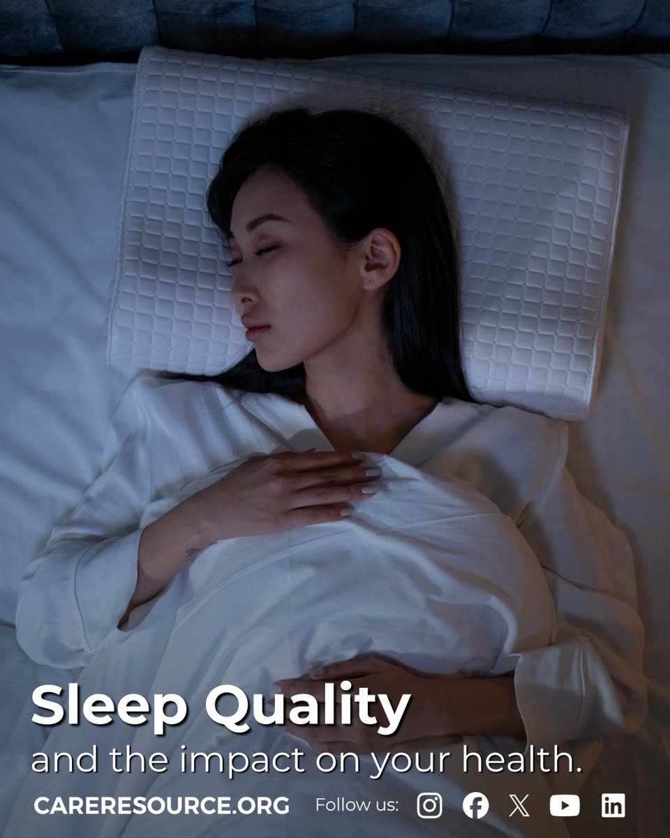 CareResourceFL's tweet image. Struggling with sleep? You’re not alone.

Quality sleep isn’t just about feeling rested—it’s essential for your heart, mind, and overall health. 🧠💪❤️

👉 Read more: ow.ly/svAM50WmXSc

#CareResource #SleepWell #HealthyLiving #WellnessTips #BetterSleep