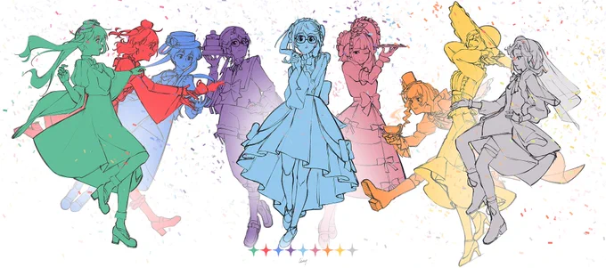 九九組行くよ! #スタァライト #RevueStarlight