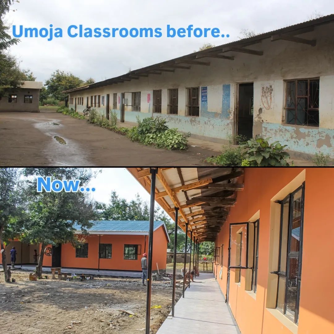 ndotoinaction's tweet photo. Umoja Primary School wouldn’t be this transformed without our amazing partners @madewithhope

From cracked walls &amp; broken windows to bright, safe spaces for 500+ students!

Thanks for turning dreams into reality
#NdotoInAction https://t.co/Xi2NP6MmNE