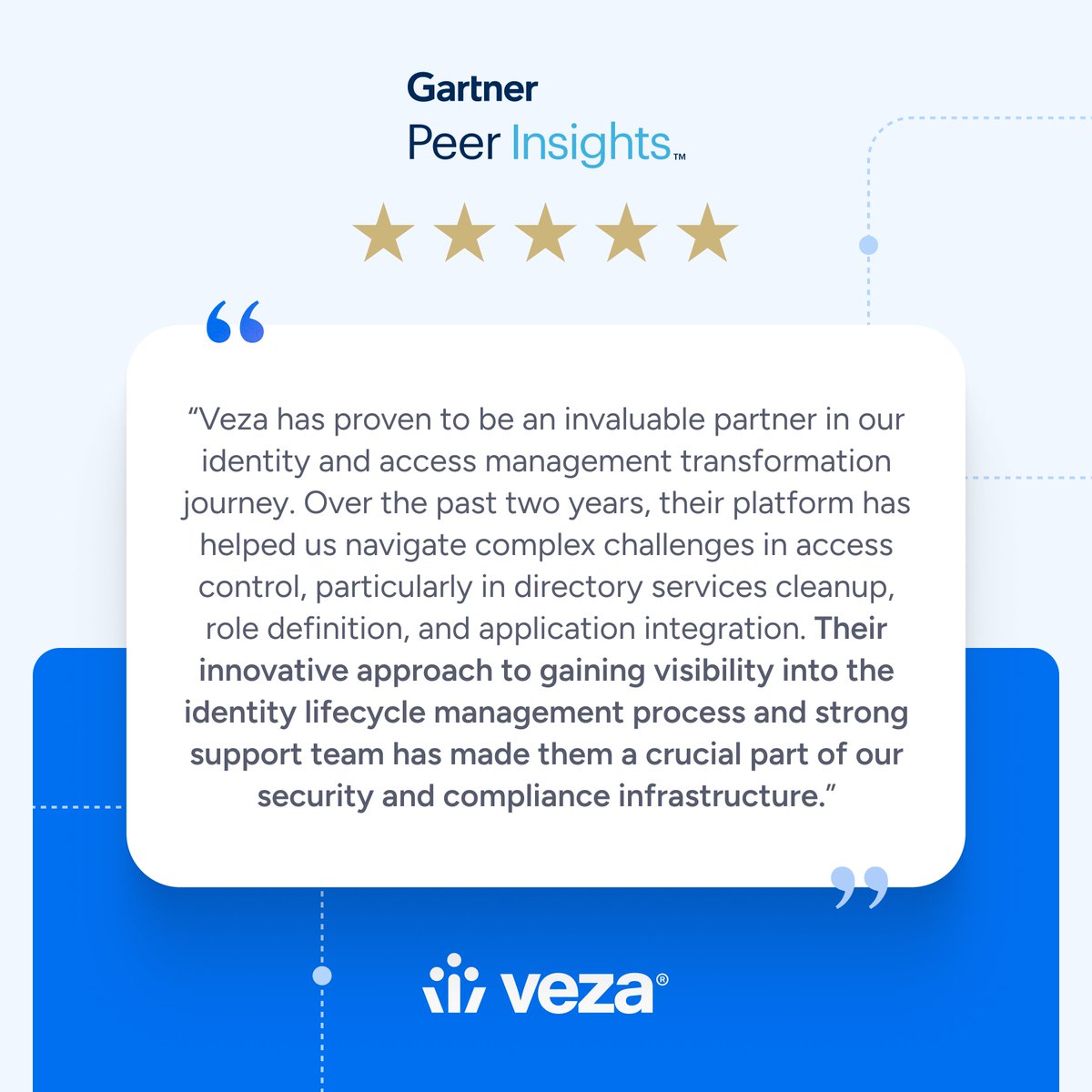 Honored to be part of this identity and access management journey. Grateful for the trust—and excited to keep driving innovation together. 💪

Read the full review 👉 gartner.com/reviews/market…