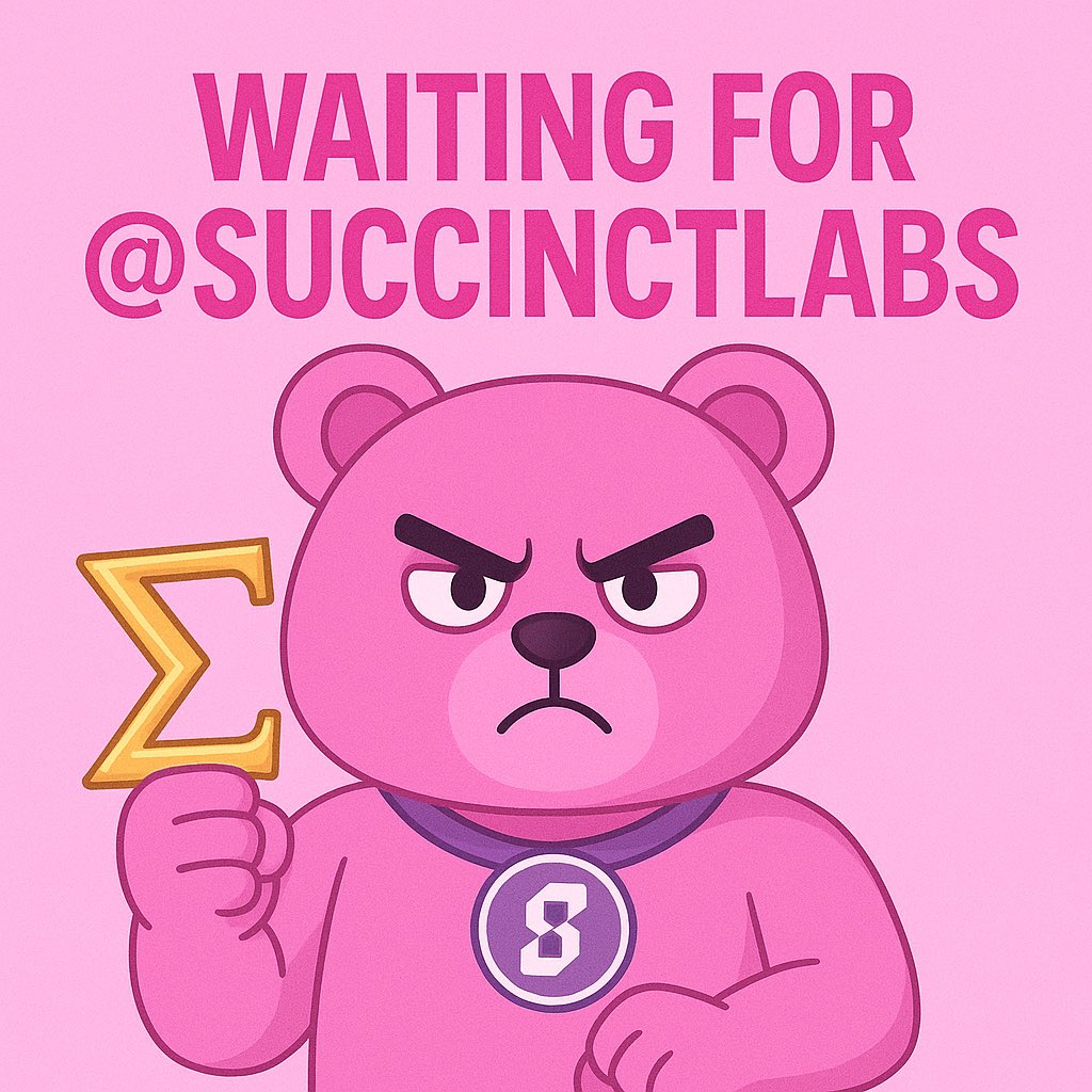 bmzaman0's tweet photo. Stage 1 with @succinctlabs was just the beginning.
🔓 15K+ stars. Countless hours.
Still waiting to be picked for Stage 2 — and ready to go harder than ever.
Succinct is building something special. I need to be part of it. 🔥
@0xCRASHOUT #ZKBuilders #gprove https://t.co/TUFeuM9waI