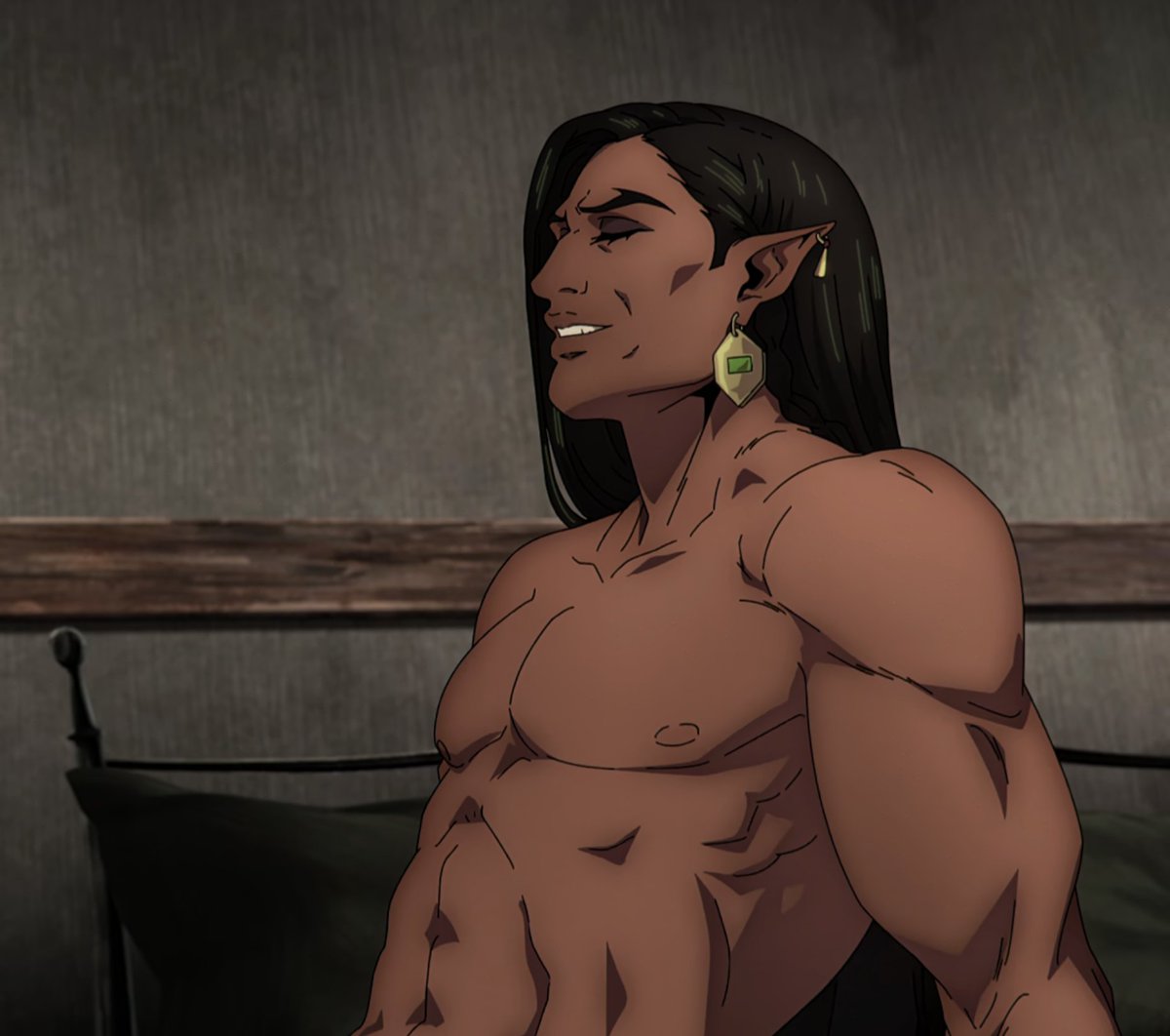 he looks good all the time but he especially looked good during this scene