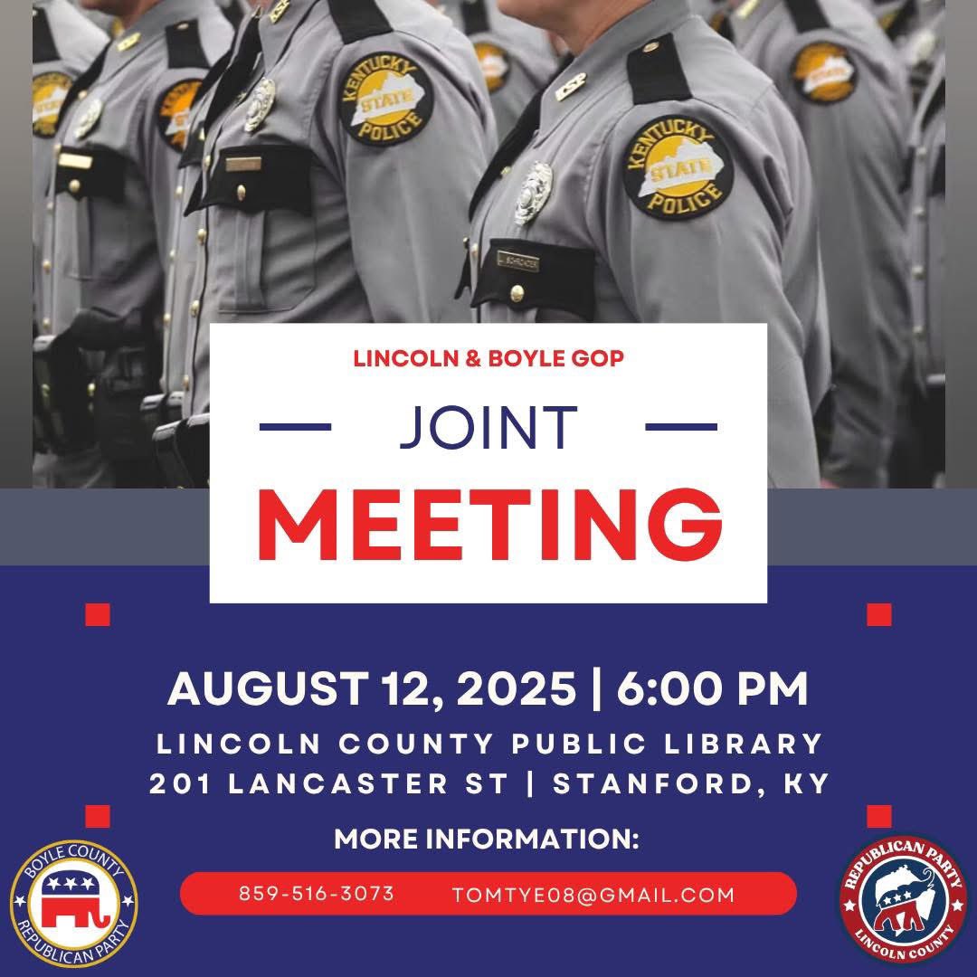 BoyleCoGOP's tweet image. Lincoln & Boyle GOP joint mtg
📅 Aug 12, 6PM
📍Lincoln Co. Library
Trooper Oliver speaks on online child exploitation. Food available. Public welcome!