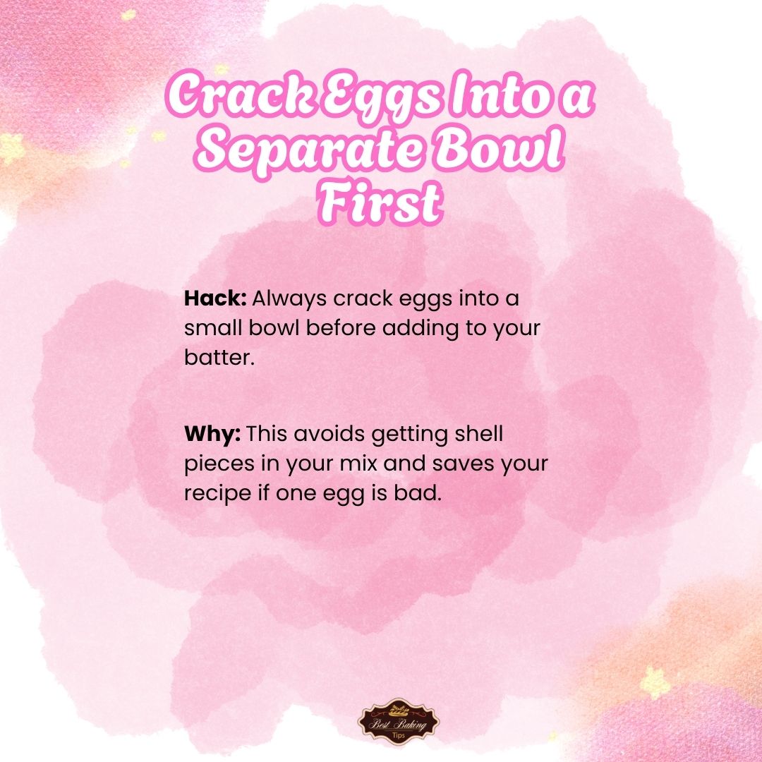 bestbakingtips's tweet image. 🥚 Baking Hack: Crack eggs into a separate bowl first!
Avoid shell bits and save your batter if an egg’s no good.
👉 Follow us for more easy baking tips, hacks &amp;amp; recipes!

#BakingHack #EggTips #BakingBasics #FollowForMore