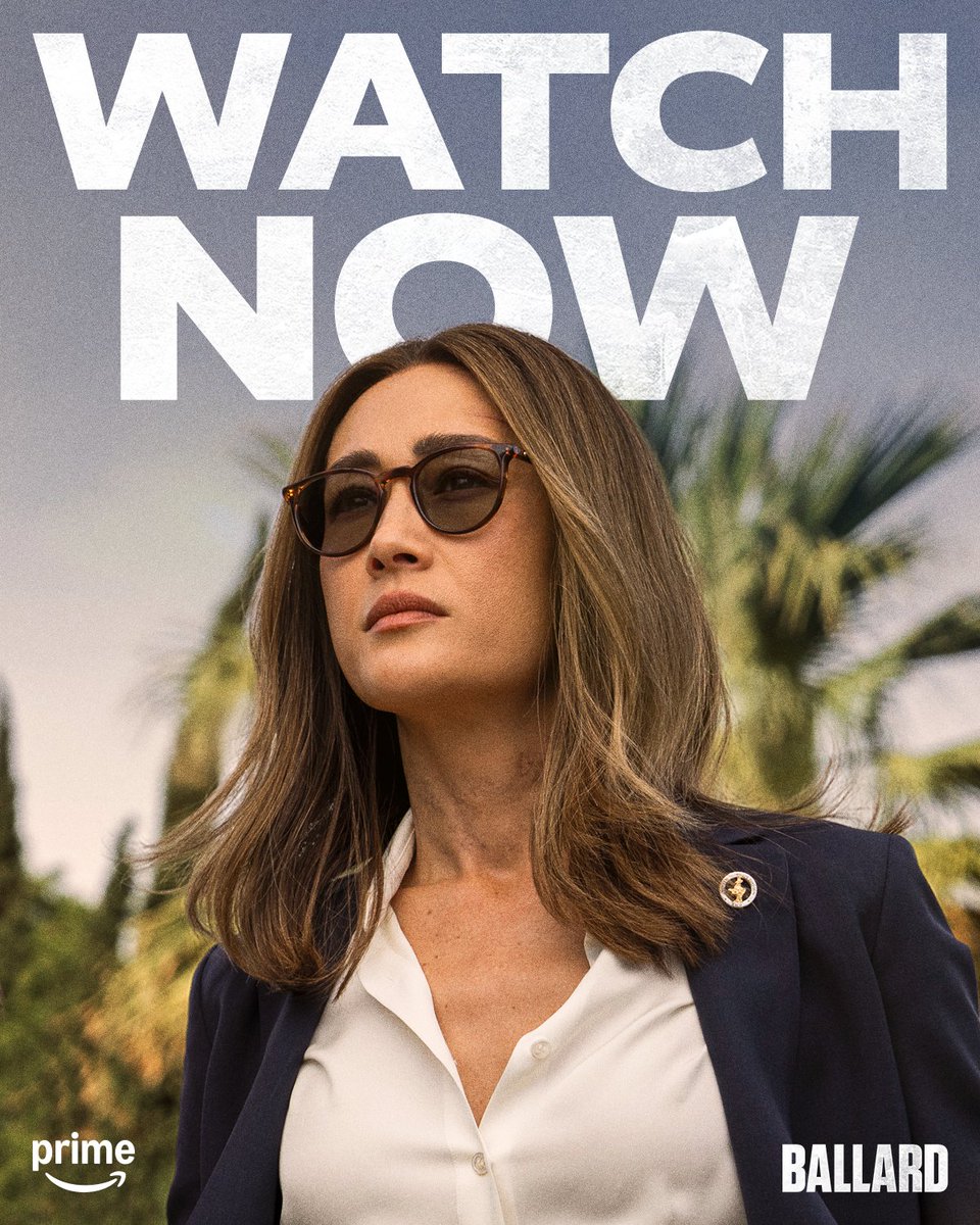No time to waste. All episodes of #Ballard are now streaming on @primevideo.