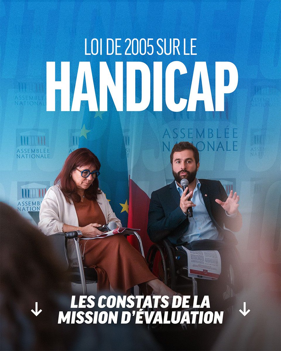 La loi handicap du 11 février 2005 promettait une société inclusive, accessible et respectueuse des droits. 

20 ans plus tard, le bilan est sans appel : la promesse est non tenue.

Voici une partie des constats de notre mission d’évaluation avec Christine Le Nabour. ↓