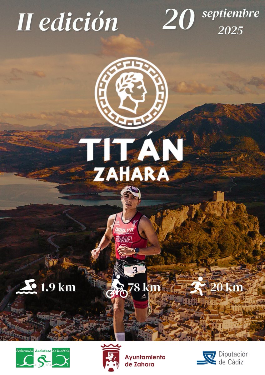 😎Te quedan 5 días para aprovechar el precio reducido en tu inscripción del 🏁II Titán Zahara

📍 Zahara de la Sierra (Cádiz)
📆 Sábado, 20 de septiembre de 2025
⌚ 09:00h

➕ INSCRIPCIONES:
triatlonandalucia.org/competiciones/…

#FATRI
