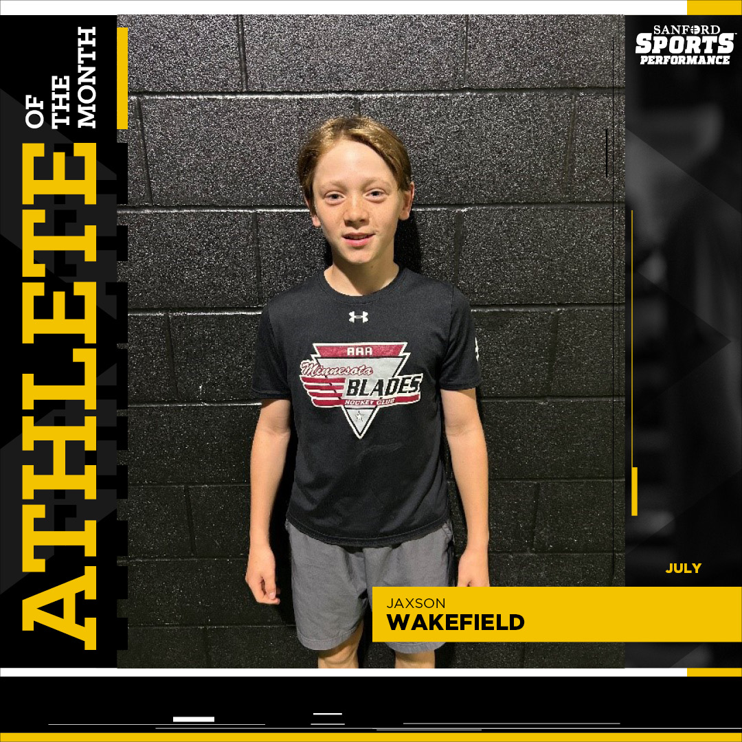 sanford_perform's tweet image. Shoutout to our Athlete of the Month in Grand Forks, Jaxson!
Jaxson stays busy as he competes in soccer, hockey and golf. Training has helped him achieve his goals at the highest level and he's also noticed himself getting stronger every day.
Keep up the good work, Jaxson! 💯