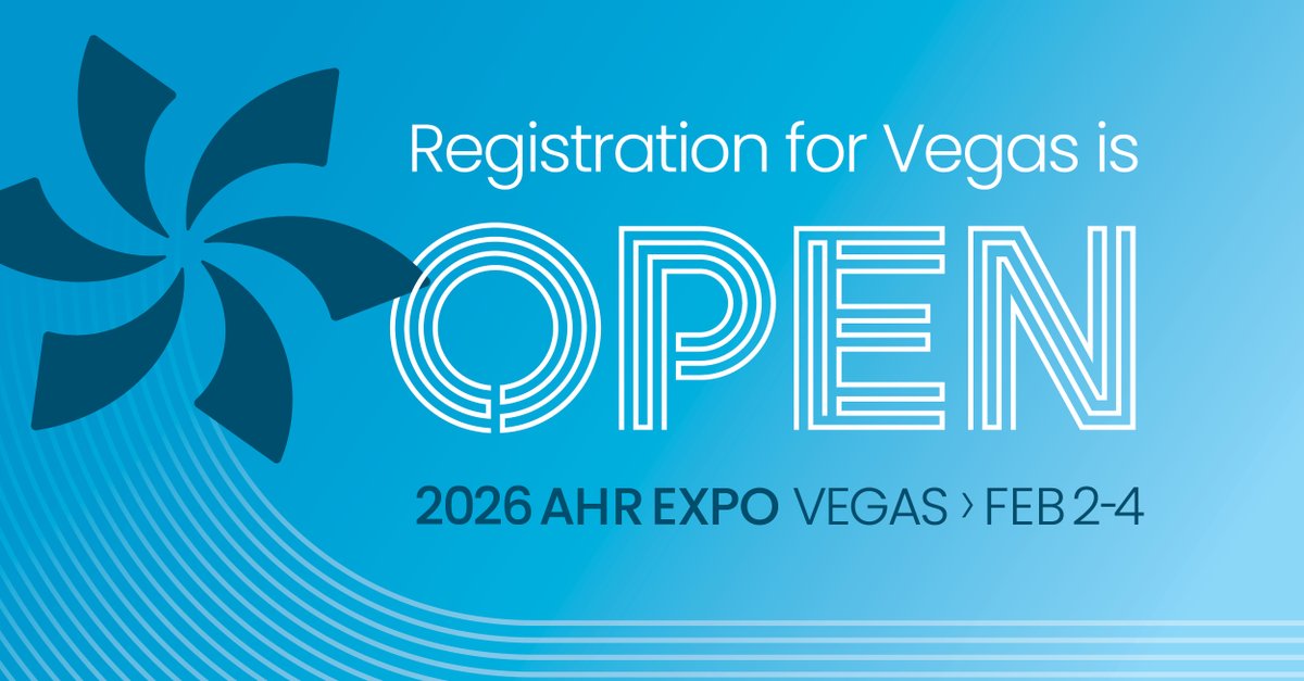 It's finally time - AHR Expo Vegas Registration is OPEN! Head on over to registration.experientevent.com/showahr261/ and register now for HVACR's main event! We'll see you soon! 🎰