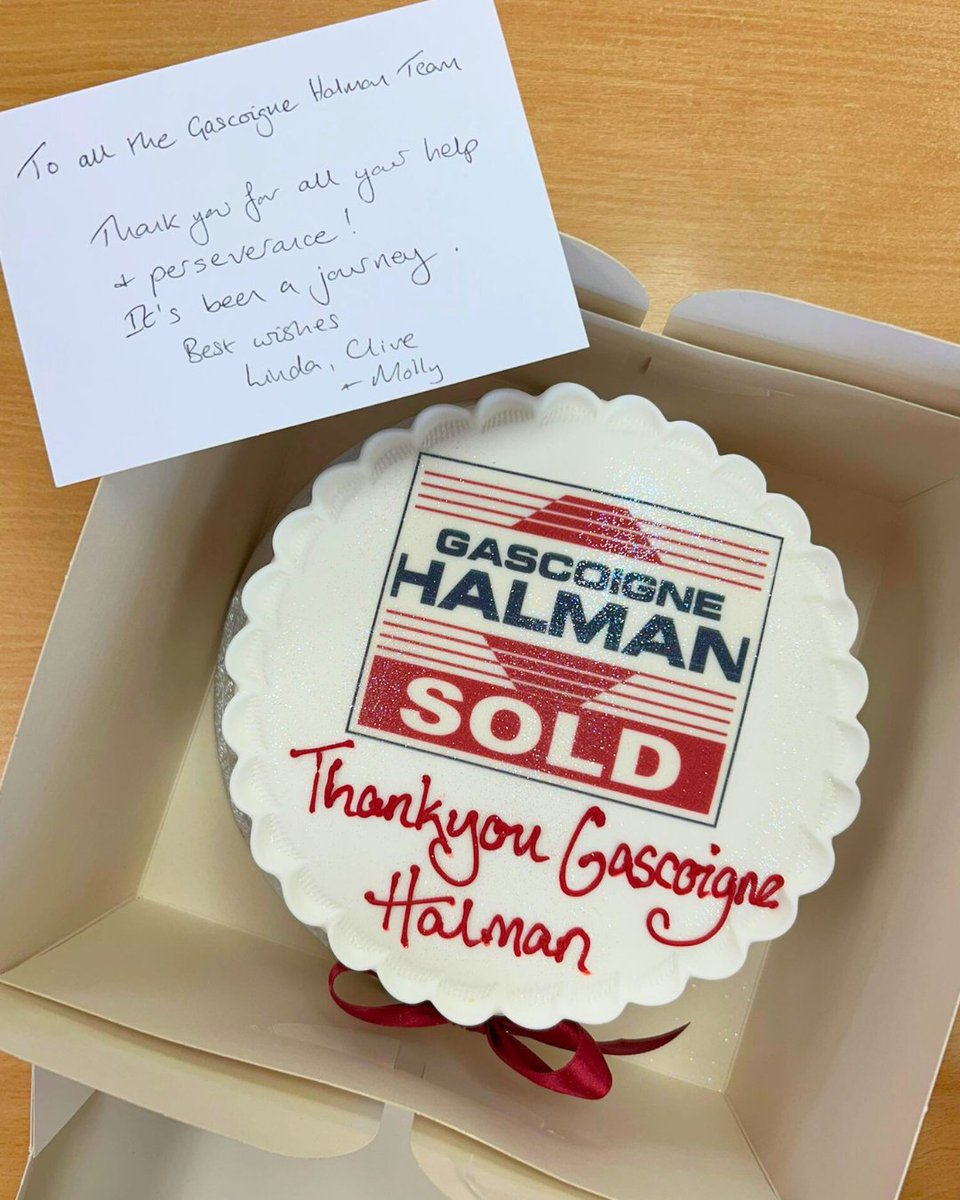 Celebrating a sweet new chapter with our client! 🍰 

We are grateful to our lovely client for this delicious treat, baked by Slattery, exquisitely finished with our branding.

Our team wishes you happiness and many treasured memories in your new home.