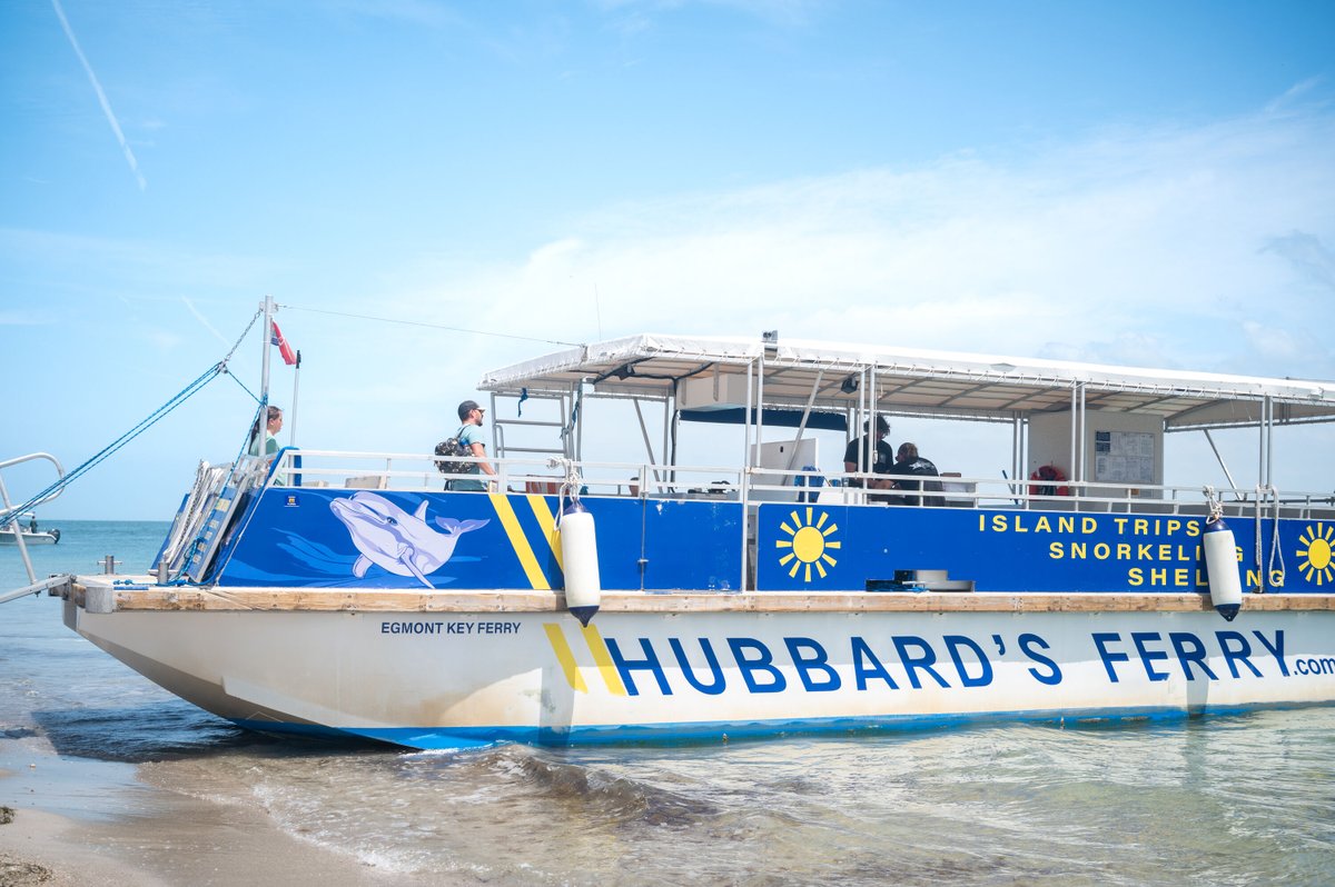 hubbardsmarina's tweet photo. Are you in need of a getaway, or maybe even just a daycation? Join us onboard the Egmont Key or Shell Key Ferry, and sail away to an island with sandy white beaches, clear blue waters, and less crowds!
#staycation #floridabeaches #egmontkey #shellkey https://t.co/Q3REMQBOav