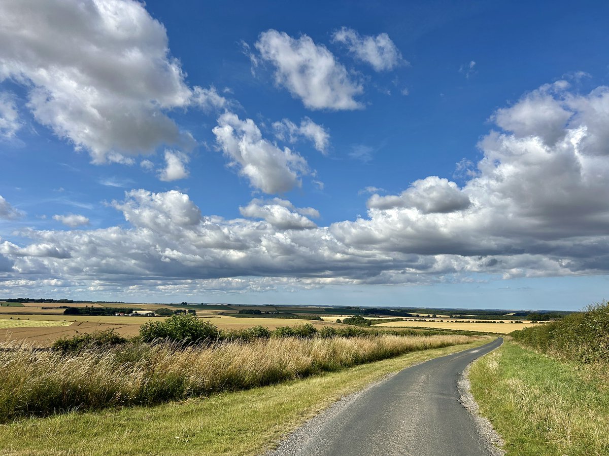 WeatherWolds's tweet image. An Afternoon Bicycle Ride. 25°C and a gentle breeze. Thunderbugs.