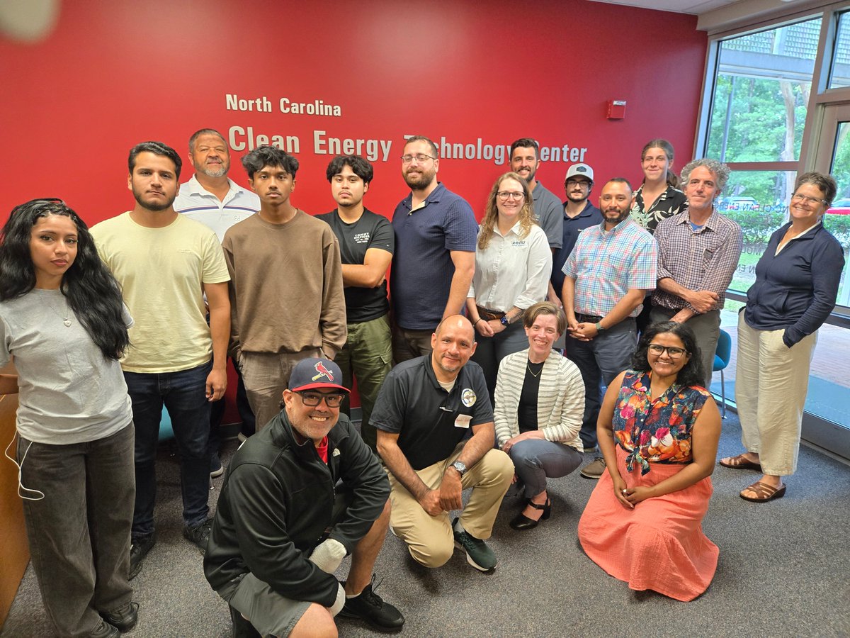 It’s always energizing to connect with the next generation of solar professionals! ☀️
Last week, we joined @nccleantech’s Summer Solar Bootcamp at NC State to share insights on working in the solar industry. Thanks for having us!

#FutureOfSolar #SmartReliableSolar #NCStateEnergy