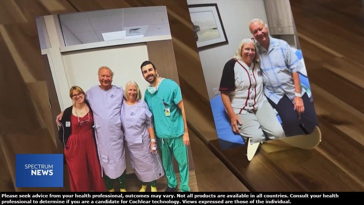 Cochlear Americas (@cochlearus) on Twitter photo “It was like going from black and white to techni-color. It was astounding,” said Dennis. Watch his and his wife’s #hearing journey that led them to get their #cochlearimplants together on the same day via <a href="/BN9/">Spectrum Bay News 9</a>: bit.ly/4eJpD36 “It was like going from black and white to techni-color. It was astounding,” said Dennis. Watch his and his wife’s #hearing journey that led them to get their #cochlearimplants together on the same day via <a href="/BN9/">Spectrum Bay News 9</a>: bit.ly/4eJpD36