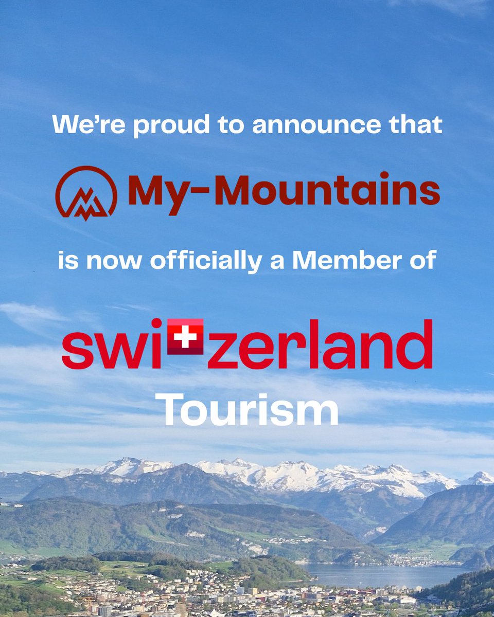 my_mountains's tweet photo. We’re beyond excited to share that My-Mountains is now an official member of Switzerland Tourism! 🎉

#MyMountains #SwitzerlandTourism #SwissAlpsExperience #AlpineDreams #RailHikeSki #SlowTravel #SustainableTourism #HeartOfTheAlps #TravelWithPurpose #AwardWinningAdventures https://t.co/LLjKzahy1O