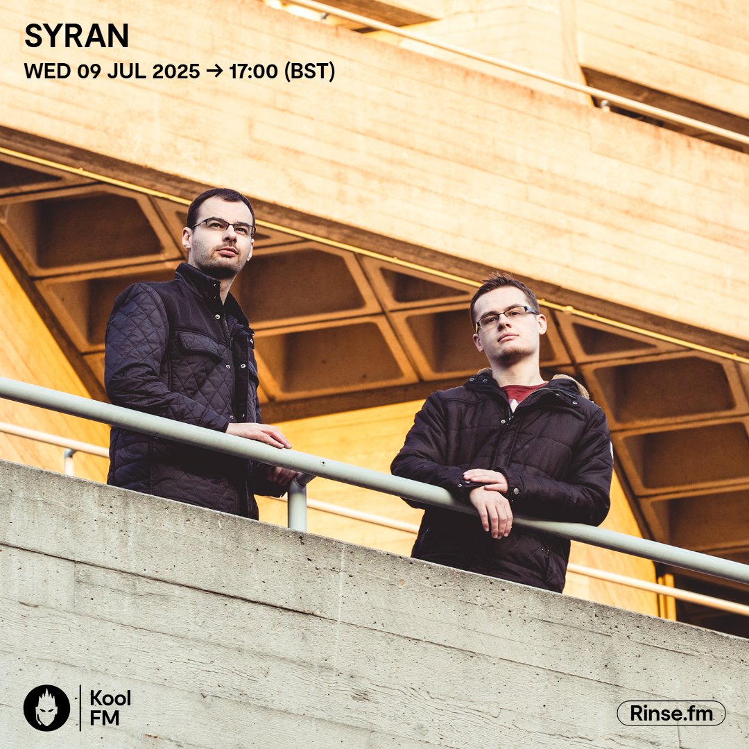 Going live in the mix on <a href="/koolfmofficial/">KOOL FM</a> from 5-7 tonight. Lots of fresh D&amp;B music to showcase!

🎧 rinse.fm/episodes/syran…