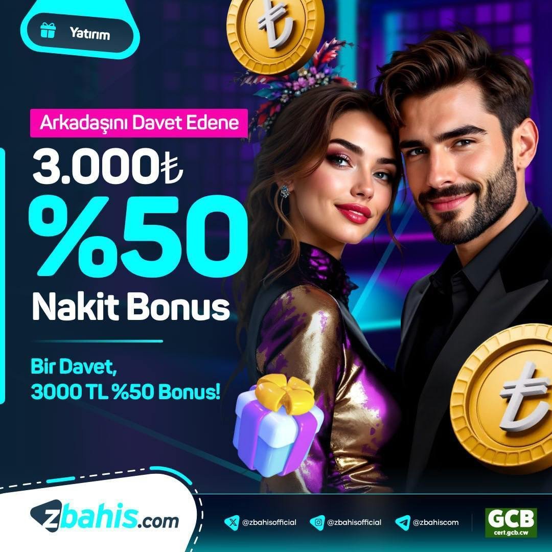 🚨 EN İYİ ARKADAŞ KAZANDIRIR 🚨

💎 Sadece arkadaşını davet ederek:

✅ 3000₺’ye kadar Ödül Kazan

✅  %50 Nakit Bonus fırsatından yararlan

🎉 Arkadaşını davet et, Birlikte Kazanın

⭐cutt.ly/zbahis⭐