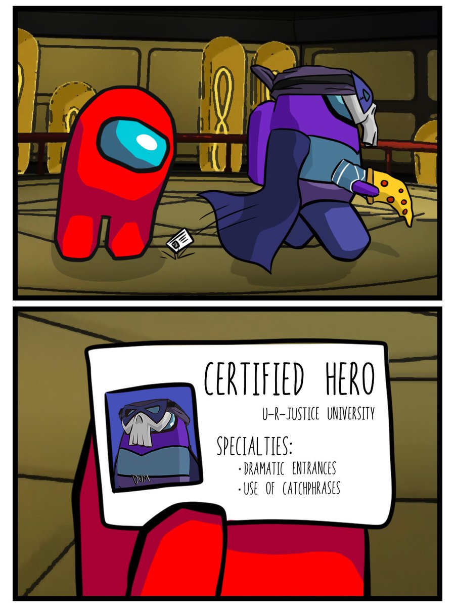 AmongUs3DGame's tweet image. certified hero?? sureeee