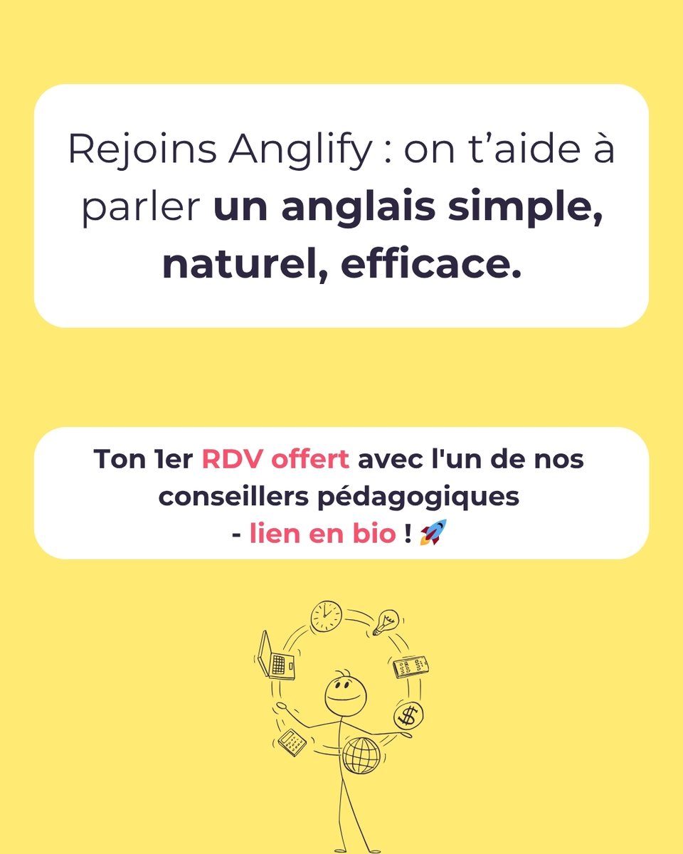 anglify_fr's tweet photo. Tu utilises toujours “I want” ?
Pas grave, mais… il existe plein d’expressions simples pour varier et sonner plus fluide 🤓

#AnglaisFacile #ApprendreLanglais #ParlerAnglais #Anglify #AnglaisDébutant #OserParler #VocabulaireAnglais #ExpressionAnglaise #IWantAlternatives https://t.co/xy8UzHa8Kv
