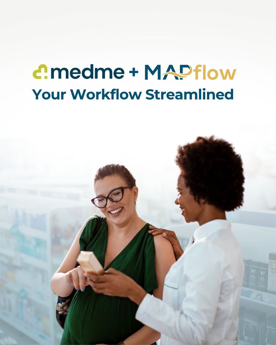 MAPflow (@mapflowinc) on Twitter photo MAPflow and <a href="/medmehealth/">MedMe Health (YC W21)</a> have been partnered for years to streamline pharmacy workflows—from scheduling to documentation. This integration saves time, reduces duplicate entry, and supports services like minor ailments. Learn more: medmehealth.com/integrations/m… MAPflow and <a href="/medmehealth/">MedMe Health (YC W21)</a> have been partnered for years to streamline pharmacy workflows—from scheduling to documentation. This integration saves time, reduces duplicate entry, and supports services like minor ailments. Learn more: medmehealth.com/integrations/m…
