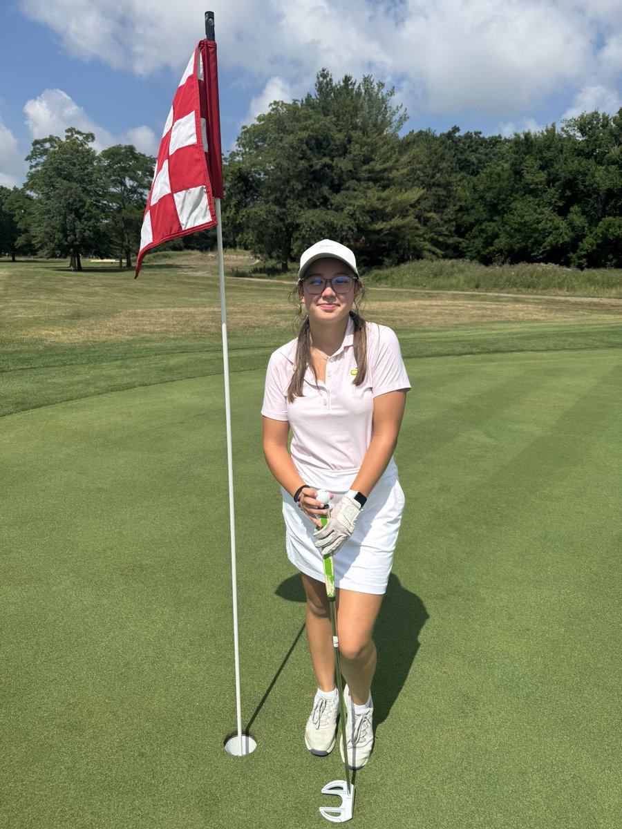 JT_GirlsGolf's tweet photo. Congratulations to Sophomore, Grace Vanderhyden, on firing a PR 92, today at Inwood!!!! https://t.co/Tsub5EC4BQ