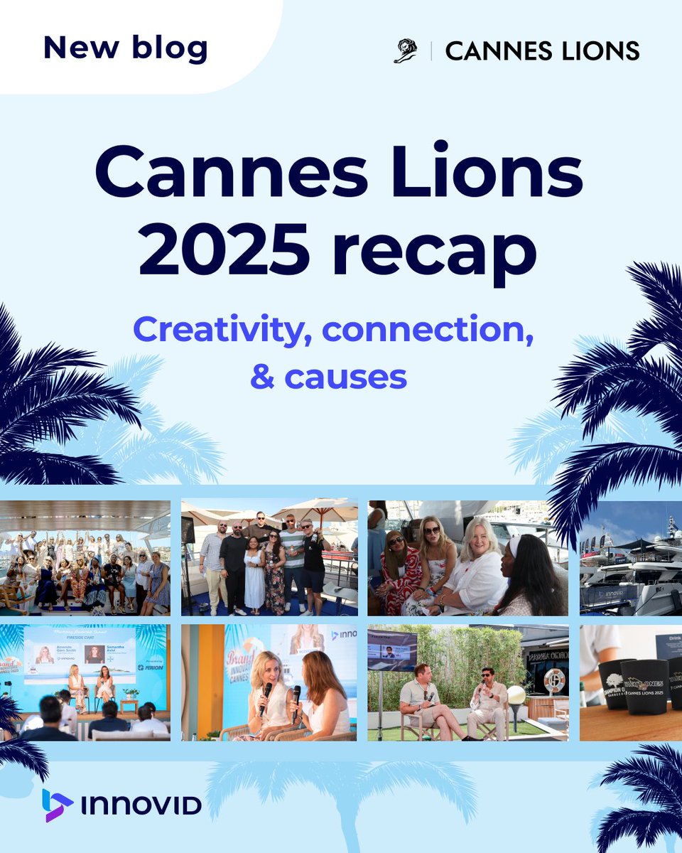 Cannes Lions is behind us, but the conversations shaping advertising’s future are just beginning. Read our latest blog for highlights and what they mean for advertisers in the rest of 2025.

Until next year! 👋
now.innovid.com/2025-cannes-li…
#CannesLions2025 #AdTech #NewInnovid #CTV