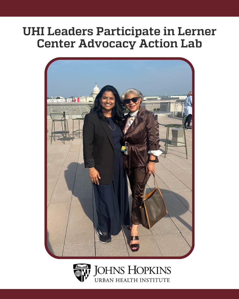 JHUrbanHealth (@jhurbanhealth) on Twitter photo ๐ฅ On June 12, UHIโs Dr. <a href="/LisaCooperMD/">Lisa A. Cooper, MD</a> & Dr. Sadiya Muqueeth attended the Advocacy Action Lab hosted by <a href="/JHadvocacy/">Lerner Center for Public Health Advocacy</a> in DC. Dr. Muqueeth shared insights on advocacy & policy, while Dr. Cooper joined bold conversations on public health. Proud to see UHI leadership in action! ๐ ๐ฅ On June 12, UHIโs Dr. <a href="/LisaCooperMD/">Lisa A. Cooper, MD</a> & Dr. Sadiya Muqueeth attended the Advocacy Action Lab hosted by <a href="/JHadvocacy/">Lerner Center for Public Health Advocacy</a> in DC. Dr. Muqueeth shared insights on advocacy & policy, while Dr. Cooper joined bold conversations on public health. Proud to see UHI leadership in action! ๐