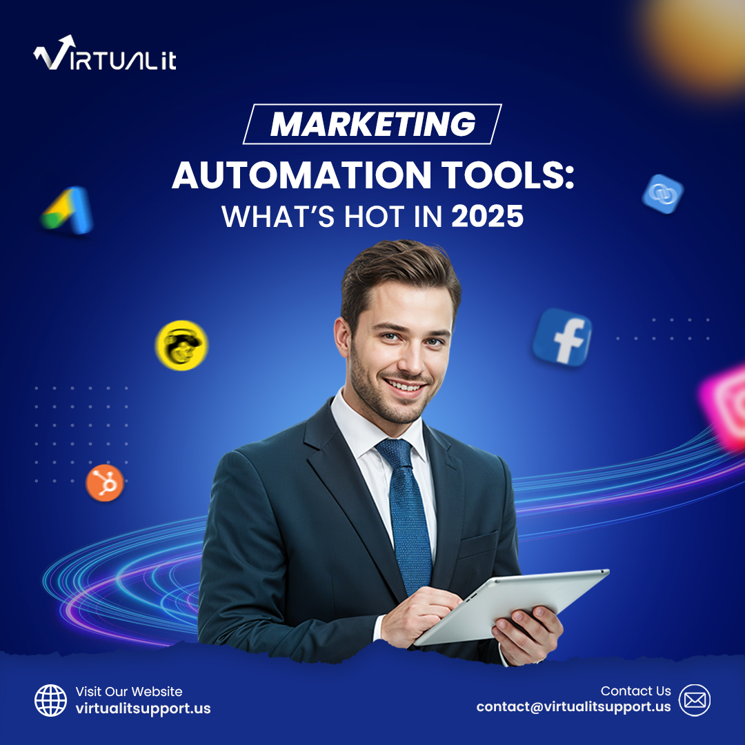 itsupport4us's tweet image. Marketing automation is smarter than ever. Here’s what’s trending:
🔹 AI-Powered Personalization
 🔹 Omnichannel Automation
 🔹 Chatbots &amp;amp; Conversational AI
 🔹 Smart Triggers &amp;amp; Workflows
 🔹 Predictive Lead Scoring
📩 Ready to automate your growth? 
#virtualitsupport #marketing